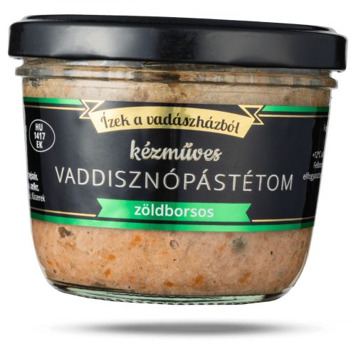 Vaddisznópástétom zöldborsos